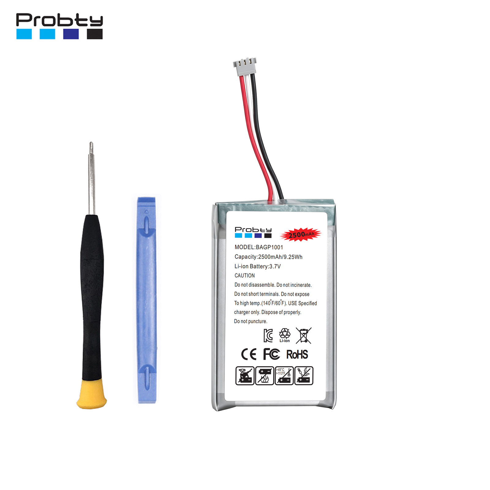 Sony Controller Dualsense Edge - Batería Probty 2500mAh BAGP1001 para el