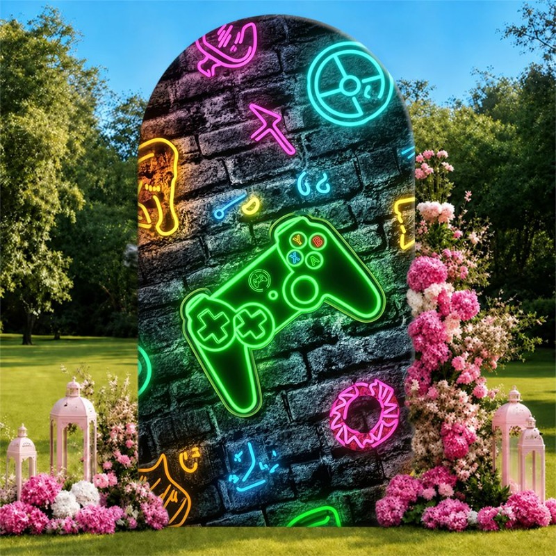 Gaming Console Icon - Funda para Fondo de Escenario de