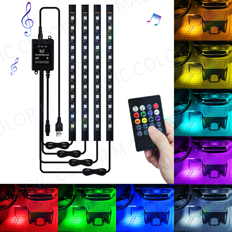 Led Gaming Light Strip - 48/72 Led luz ambiental de pie