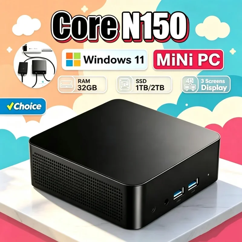 Gaming Console Stick - Mini PC Speedy Core N150 2026,