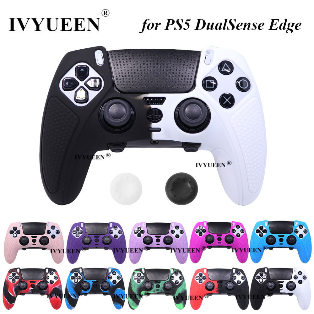 Sony Controller Dualsense Edge - IVYUEEN-funda de silicona de goma suave