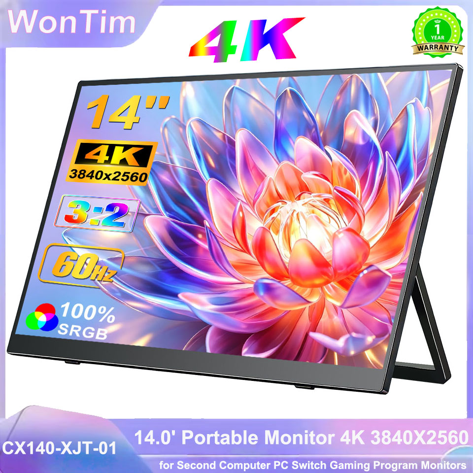 Gaming Console Connect With Phone - Monitor Portátil WonTim de 14' 4K