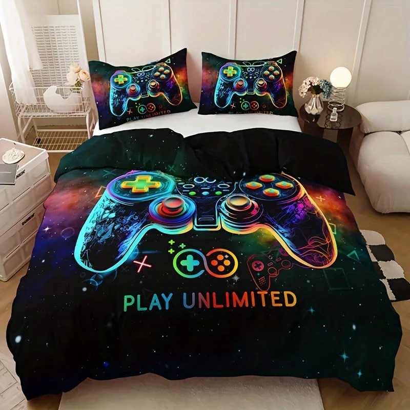 Gaming Console Zone - Juego de funda nórdica para consola