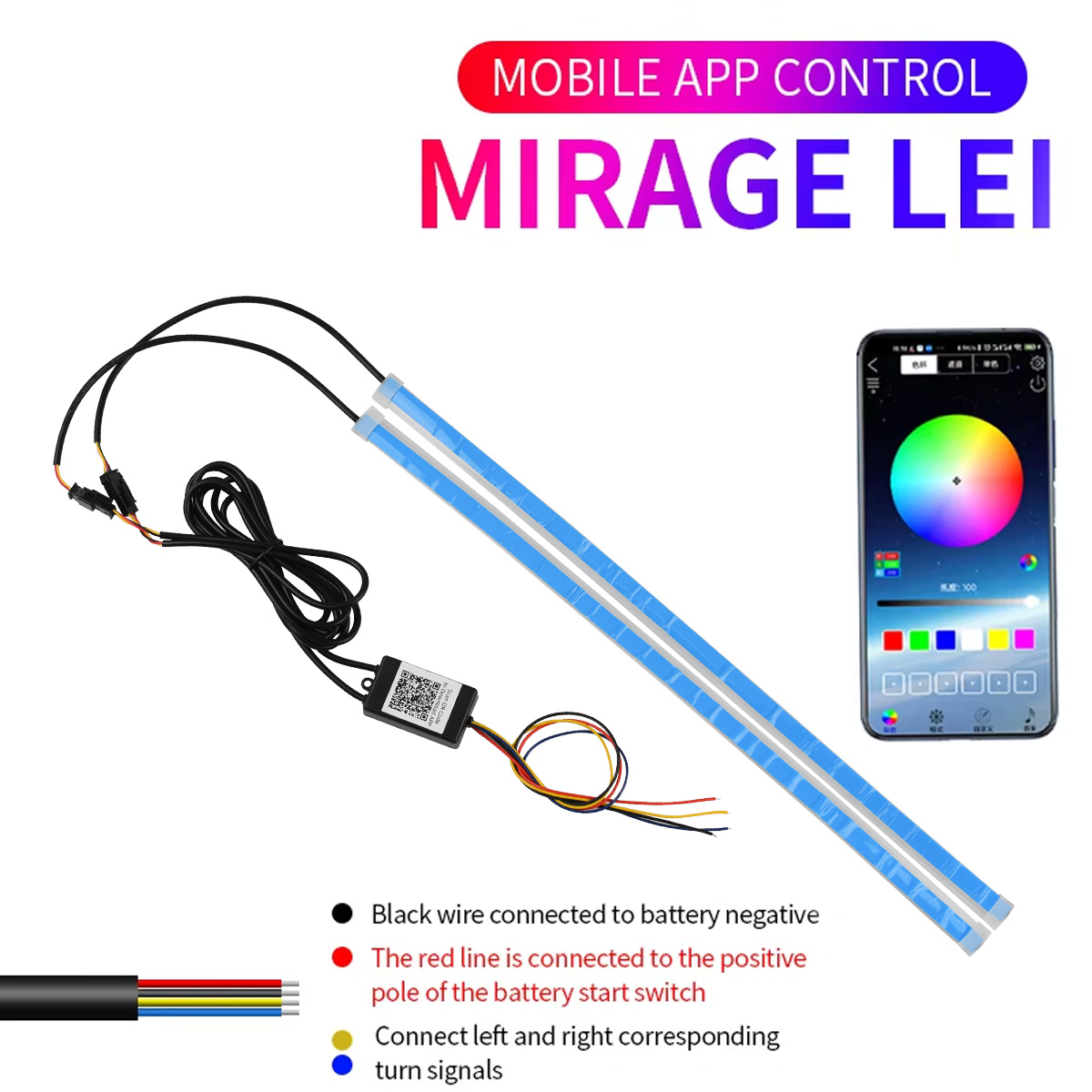 Luz diurna DRL para coche con  - Led Gaming Light Strip reseña y precio