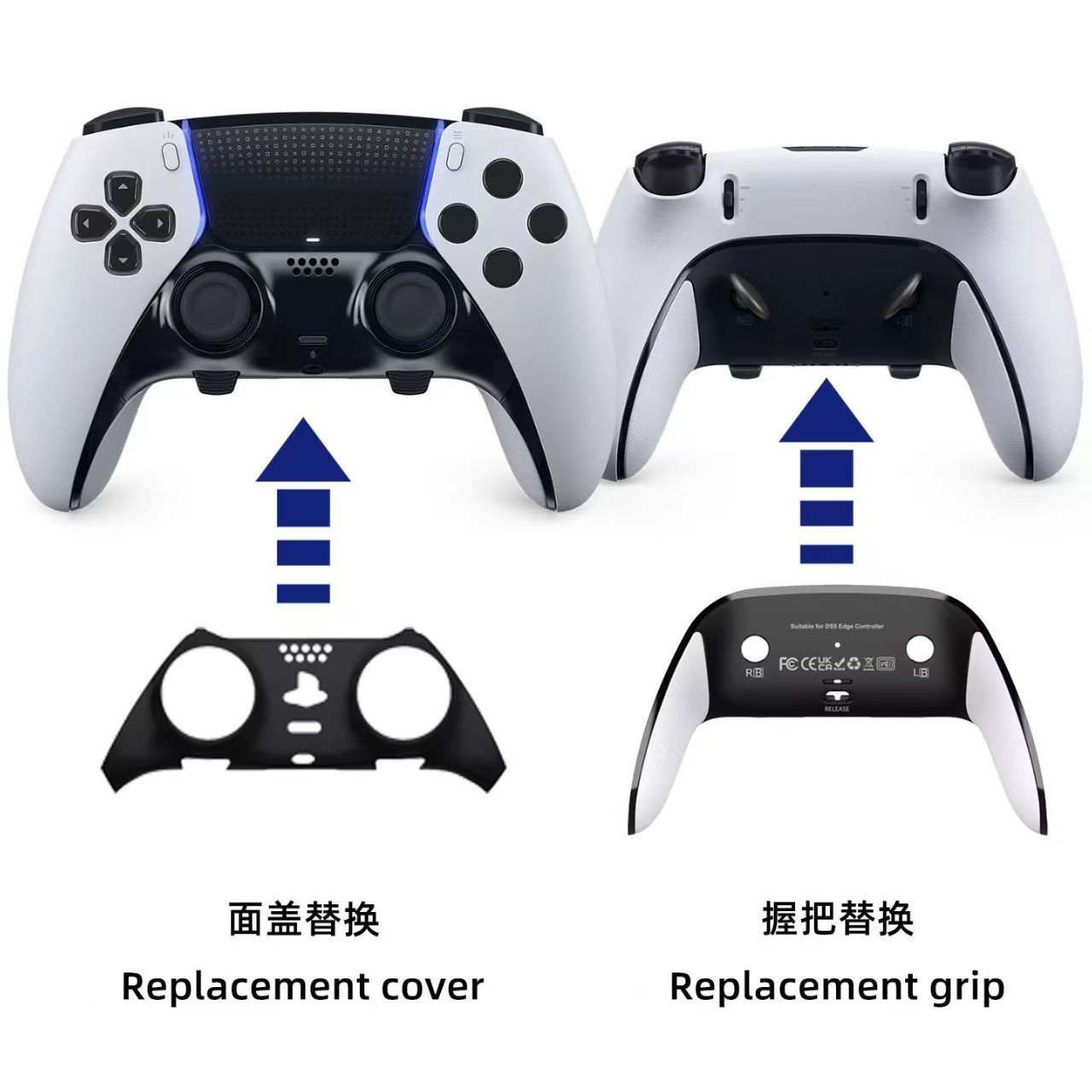 Carcasa Frontal y Trasera para - Sony Controller Dualsense Edge reseña y precio