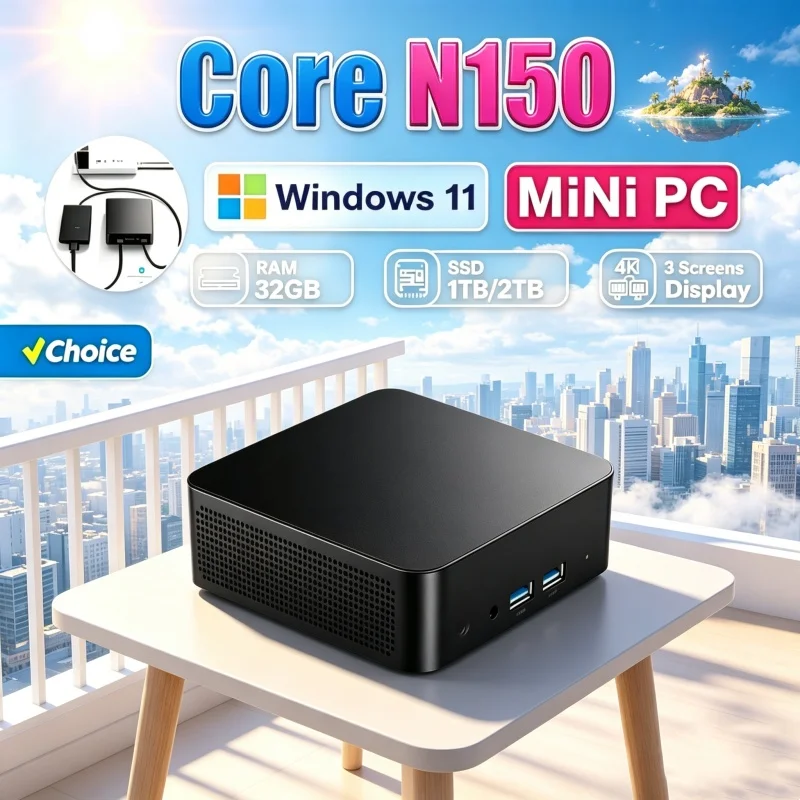 2026 Posh Core N150 MINI PC Wi - Gaming Console Stick reseña y precio