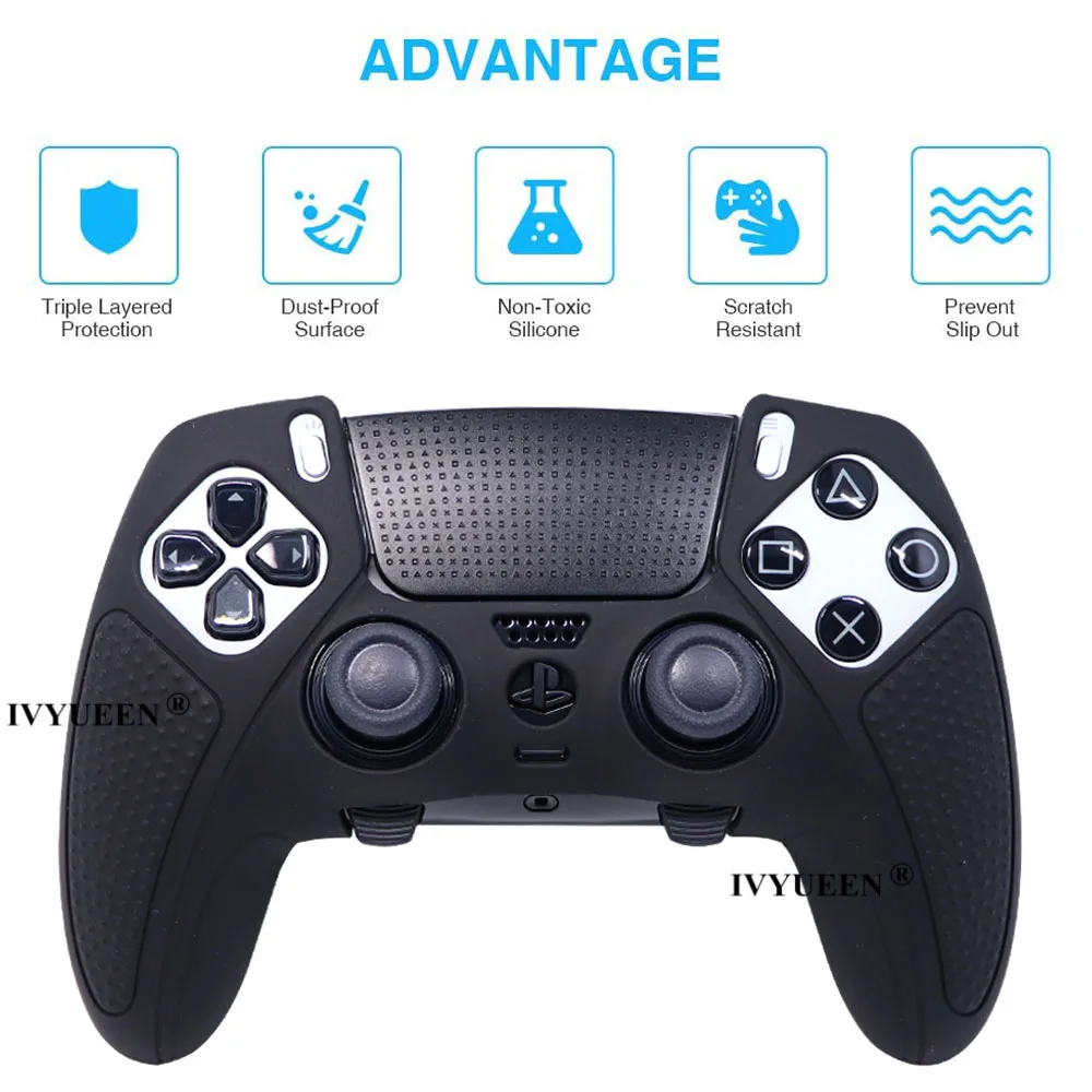 IVYUEEN-funda de silicona de g - Sony Controller Dualsense Edge reseña y precio
