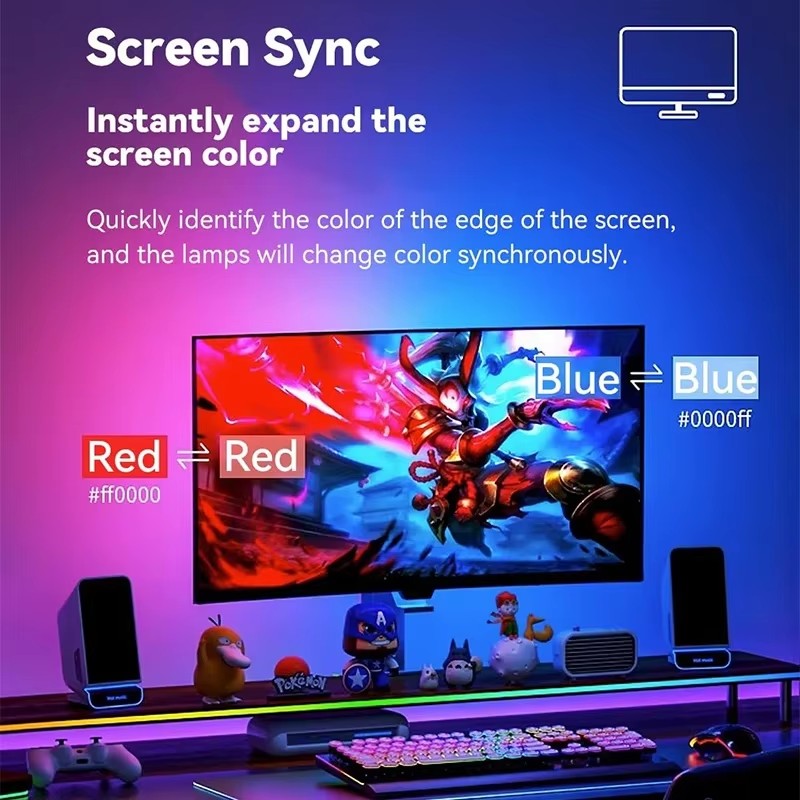 Tira de Luces RGB para Juegos, - Led Gaming Light Strip reseña y precio