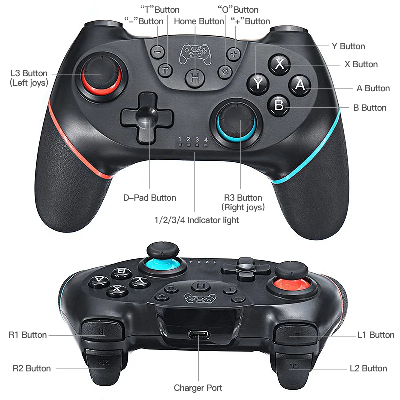 Mando inalámbrico Bluetooth pa - Nintendo Console Switch Lite reseña y precio