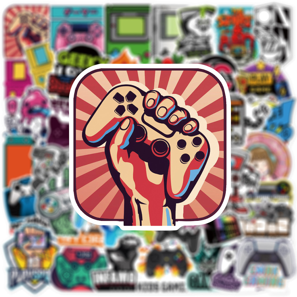 10/30/50 Uds. Pegatinas Retro  - Gaming Console Old reseña y precio