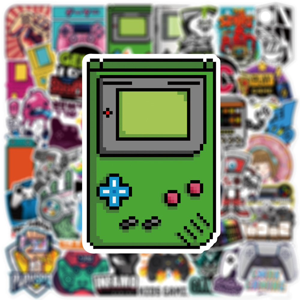 10/30/50 Uds. Pegatinas Retro  - Gaming Console Old reseña y precio