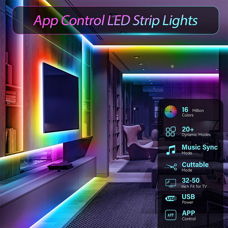 Tira de Luces LED RGB USB SMD3 - Led Gaming Light Strip reseña y precio