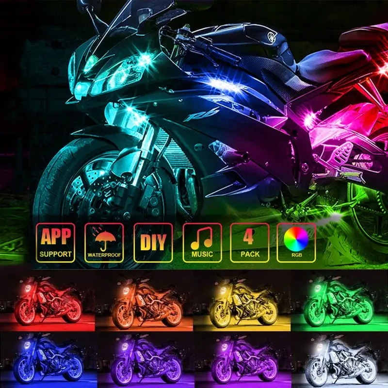 Luz decorativa LED para motoci - Led Gaming Light Strip reseña y precio