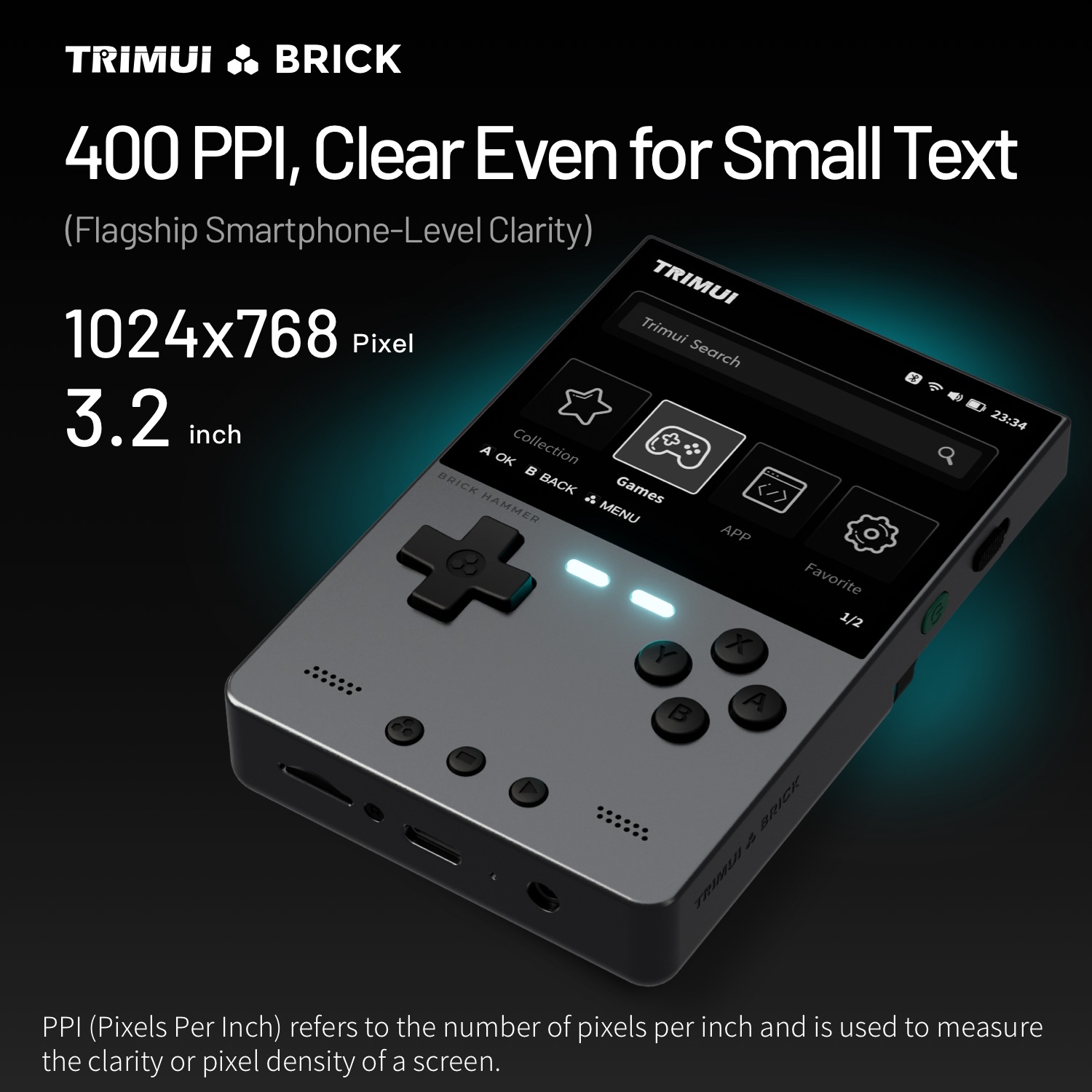 TRIMUI BRICK HAMMER-consola de - Gaming Console For Phone reseña y precio