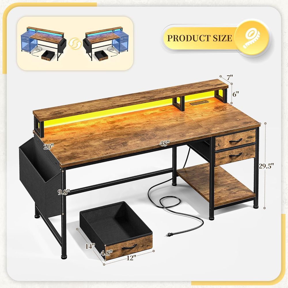 Escritorio Compacto para Juego - Led Gaming Light Strip reseña y precio