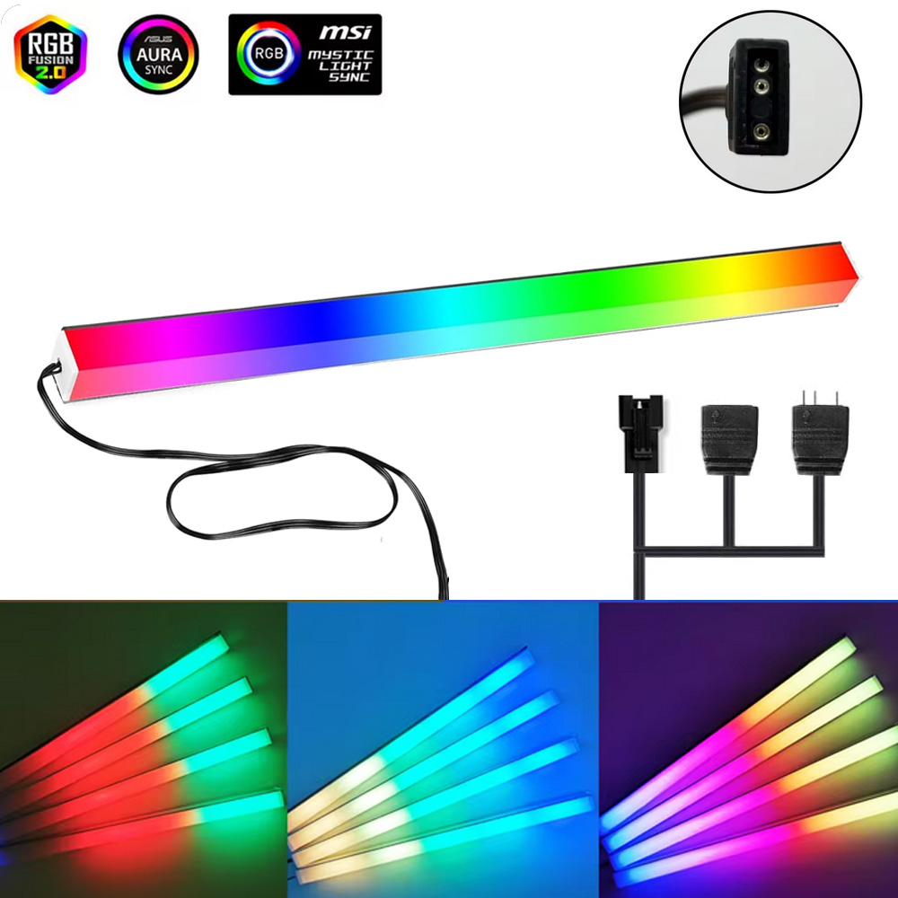 Conector ARGB de 3 Pines y 5V  - Led Gaming Light Strip reseña y precio