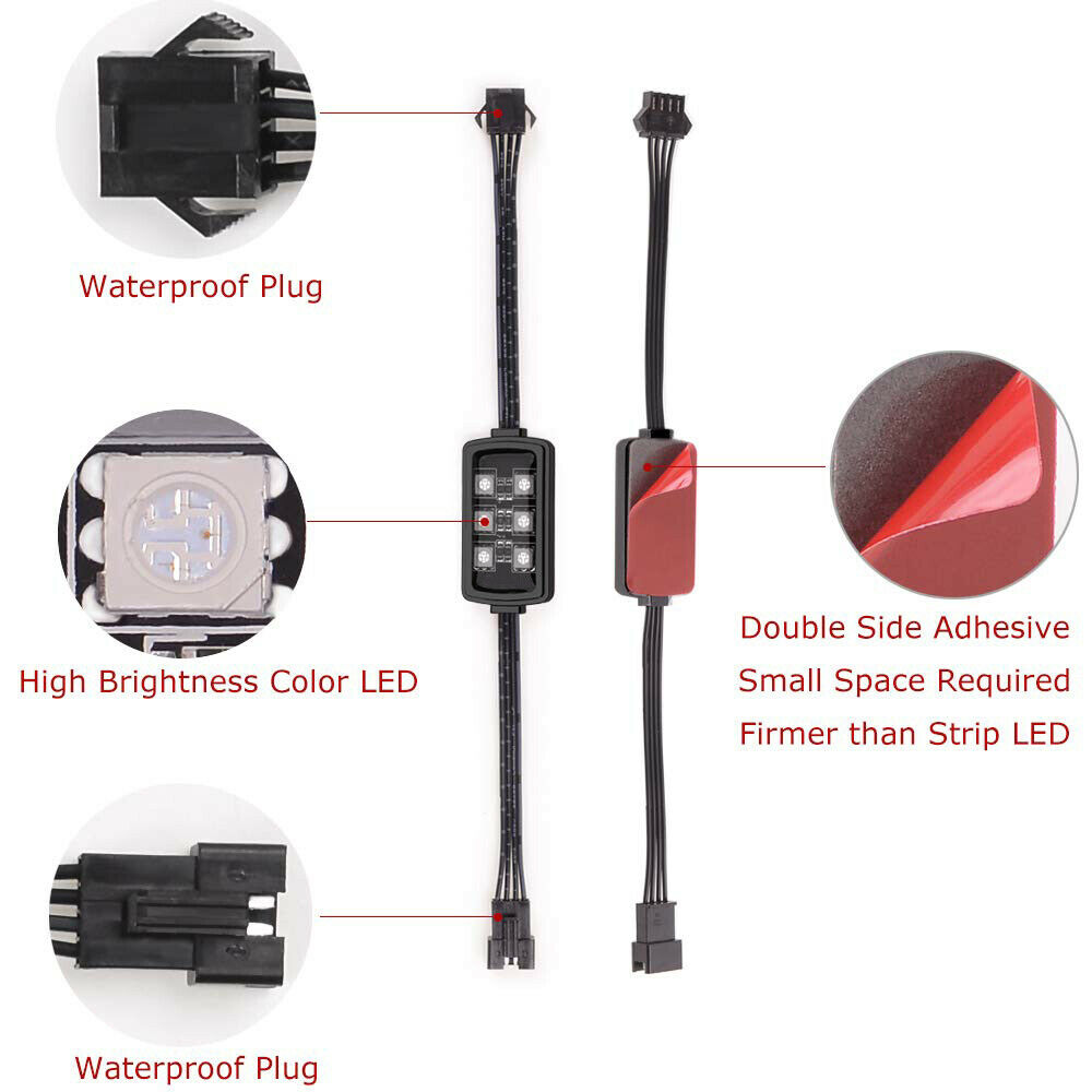 Niscarda-luces LED de freno in - Led Gaming Light Strip reseña y precio